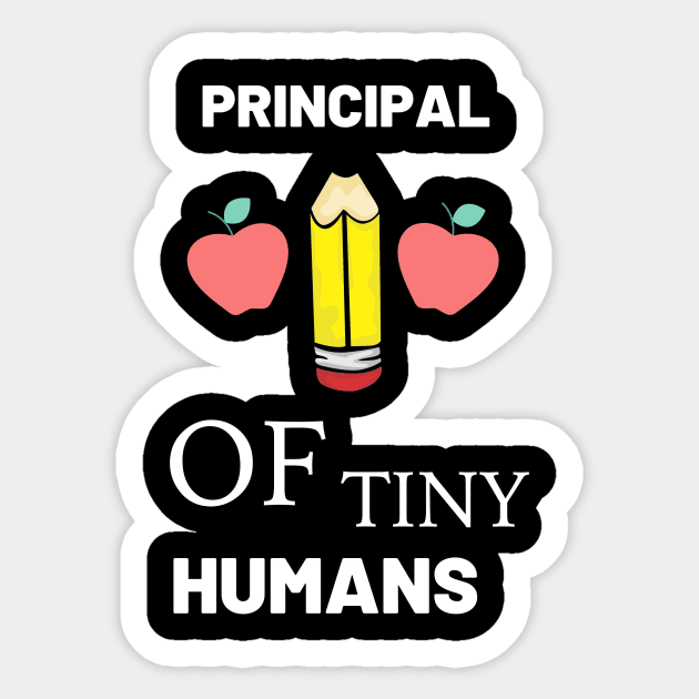 Best Gift Idea for School Principal on Birthday Sticker by MadArting1557